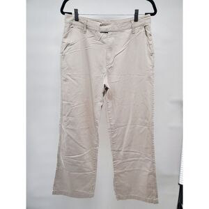 Old Navy Utility Goods Vintage Women's‎ Khakis Size 10 Flat Front Wide Leg